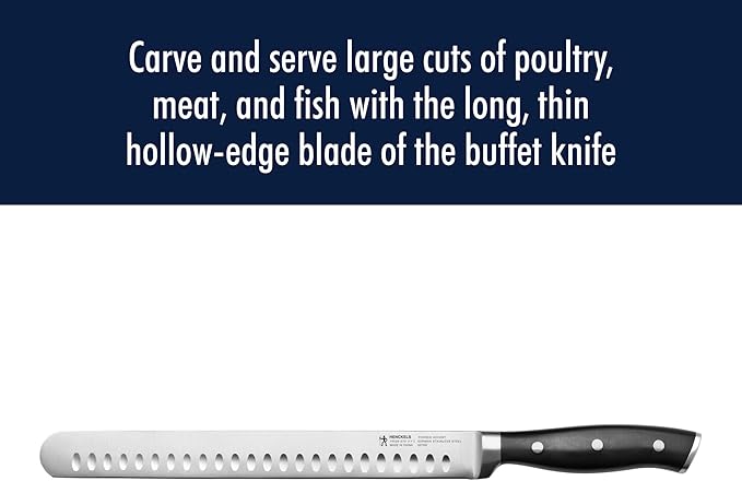 Henckels Forged Accent 9-pc Barbecue Carving Tool Set,Black