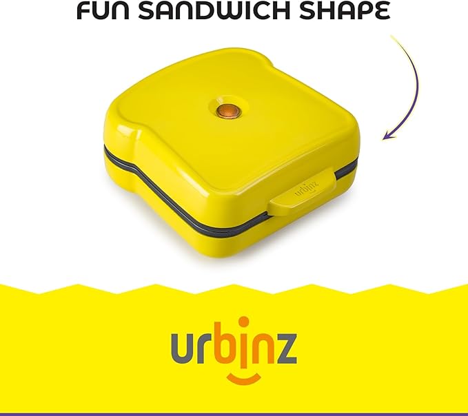 Mini Electric Sandwich Press – Fun Sandwich Shape – Non-Stick Coating, Easy to Clean – Great for Families, Kids, Dorms, Apartments, RVs – Gift for Holidays, Birthdays, Weddings