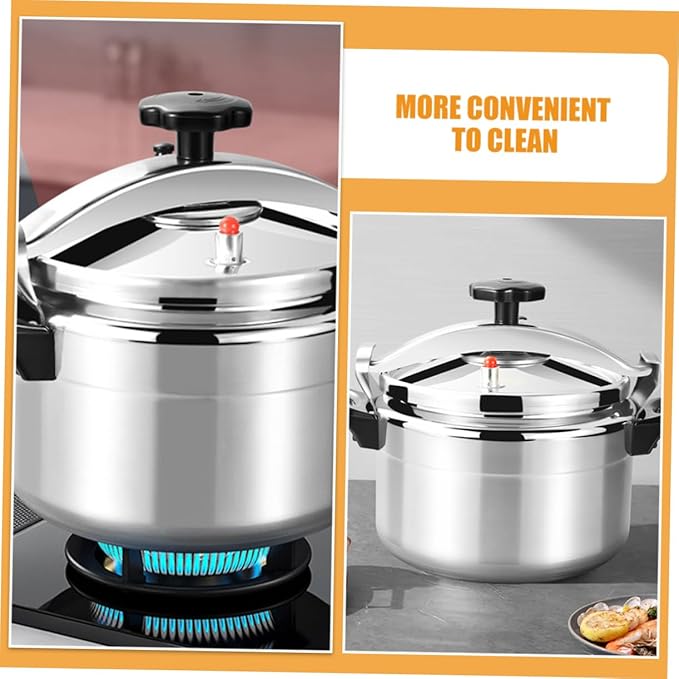 ABOOFAN Aluminum Pressure Cooker, 11L Pressure Canner Release Valve Aluminum Canning Pot Cooker Pot Stove Top