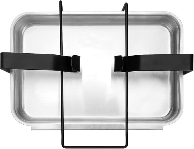 Stanbroil 7515 Aluminum Gas Grill Catch Pan and Holder Grease Collection Pan Replacement for Weber Genesis 1000-5500, Genesis Silver/Gold/Platinum, Genesis II Series, Platinum I/II, and Summit Grills