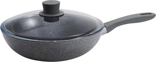 ZWILLING Parma Plus Ceramic 11-inch Aluminum Ceramic Nonstick Wok with Lid
