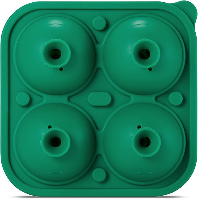 Novelty Golf Gifts Ball Ice Maker Mold, 2.2" Large Sphere Round Ice Cube Mold for Cocktails, Whiskey, Bourbon, Fun Shapes Big Whiskey Ice Cube Mold Gifts