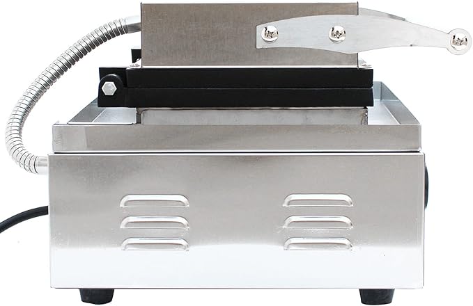 Electric Sandwich Making Machine, 1500W Commercial Sandwich Maker with Indicators and Large Capacity Baking Pans, Double Pan Sandwich Burgers Panini Maker Machine Adjustable Temperature & Time