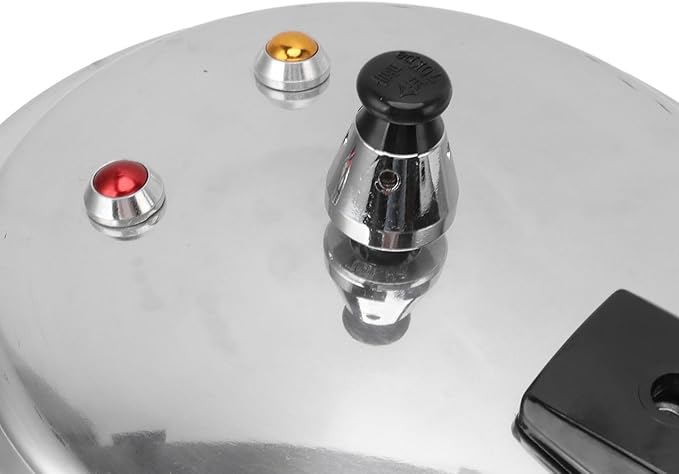 Aluminum Alloy Pressure Cooker, Small Pressure Cooker 3 Quart 18cm Bottom for Gas Stoves, Durable & Easy Clean, Ideal for Beans, Meats, Soups for Home Cooking