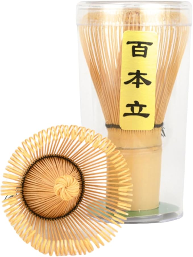 Matcha Whisk Set 9 Pcs – Matcha Bowl, Whisk, Sifter, Spoon, Gift Card ane Portable Carry Bag for Latte Travel,Gift for Matcha Lovers (Matcha whisk)