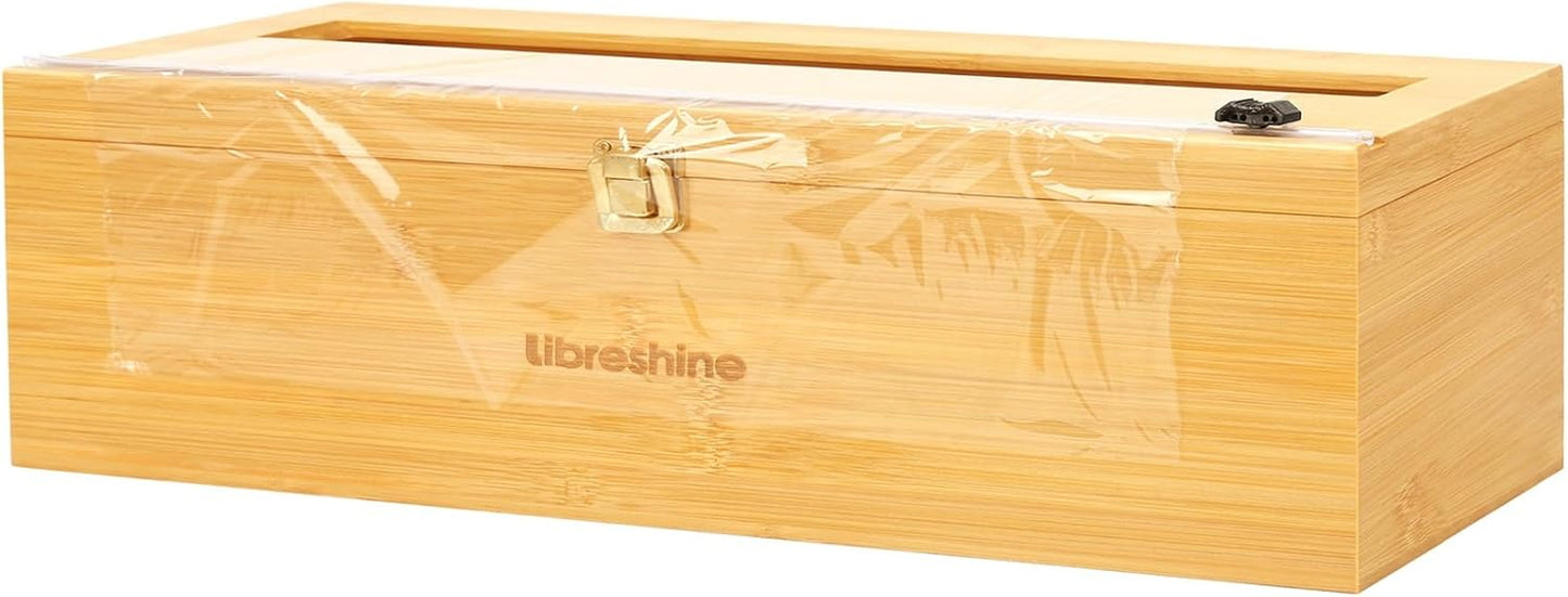 18 Inch Commercial Plastic Wrap Dispenser with Cutter & Roller - Heavy Duty 3000ft Film & 1000ft Foil Holder - Fits Butcher, Freezer, Kraft Paper for Restaurant Kitchen Food Service