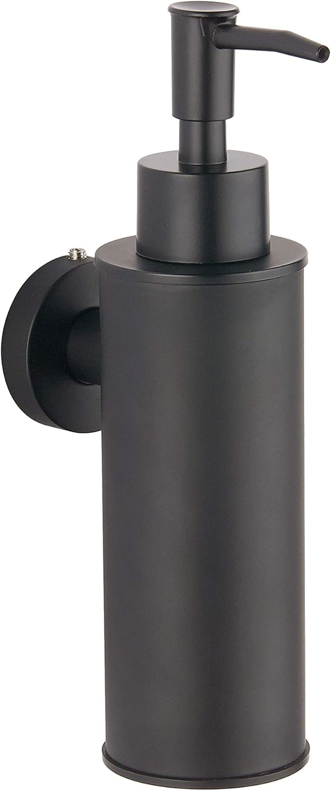 BGL Soap Dispenser Stainless Stee Black Round 304 Wall Mount Liquid and Soap Dispenser for Kitchen and Bathroom
