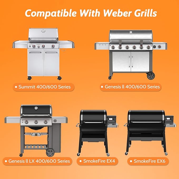 30 Pack Grill Drip Pans, 11 x 5 Inch Aluminum Foil Grease Catcher Cup Liner Compatible with Weber SmokeFire EX4/EX6/EPX6, Summit & Genesis II 400/600 Series