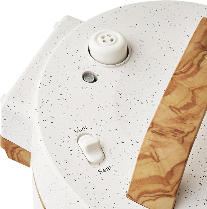 Pioneer Woman Linen Speckle 6QT Pressure Cooker with Touch Control Display – Programmable Multi-Cooker, Slow Cook, Sauté, Rice, Steamer & Warmer – Stylish Kitchen Essential