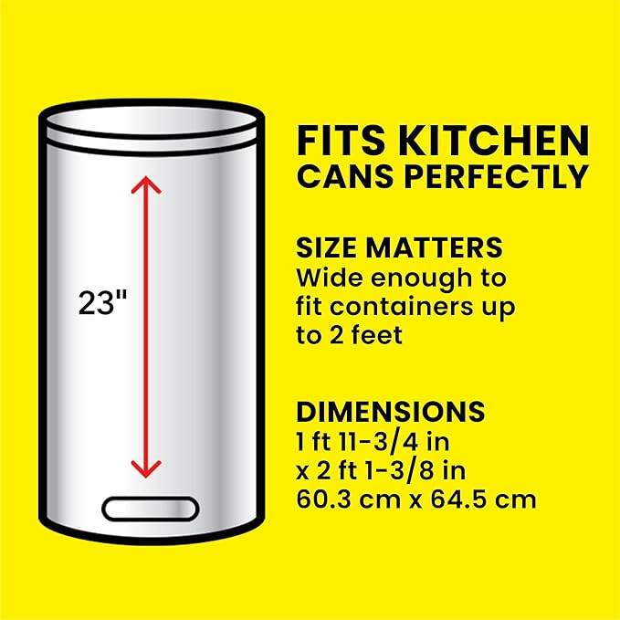 Glad ForceFlex Tall Kitchen Trash Bags, 13 Gallon, Gain Original, 40 Count (Package May Vary)