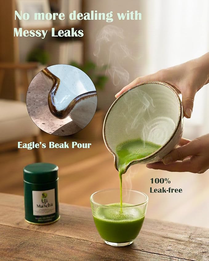 Matcha Whisk Set,Matcha Set,Matcha Kit,Matcha Bowl with Spout,Scoop,Sifter,Bamboo Whisk,Chasen Holder,Unique Gifts for Women Grifend,Gifts for Christmas, Birthday,Halloween