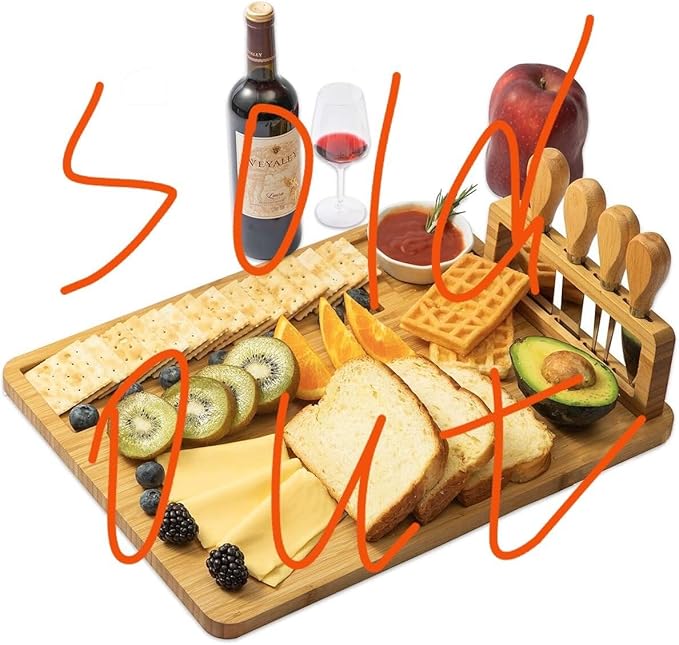 Cutting Board Wood Chopping Board Double Sided Charcuterie Boards Serving Board Kitchen Essential House Warming Hostess Host Gift Serving Tray for Christmas Wedding Birthday Anniversary Lake Blue
