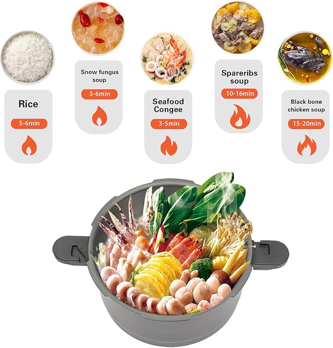 Pressure Cooker, 9L/9.5qt Hard Anodized Aluminium Alloy Pressure Canner with Spring Valve Safeguard Devices&Steam Rack Induction Compatible Lightweight Pressure Cooker for Gas Stove Electric Stove