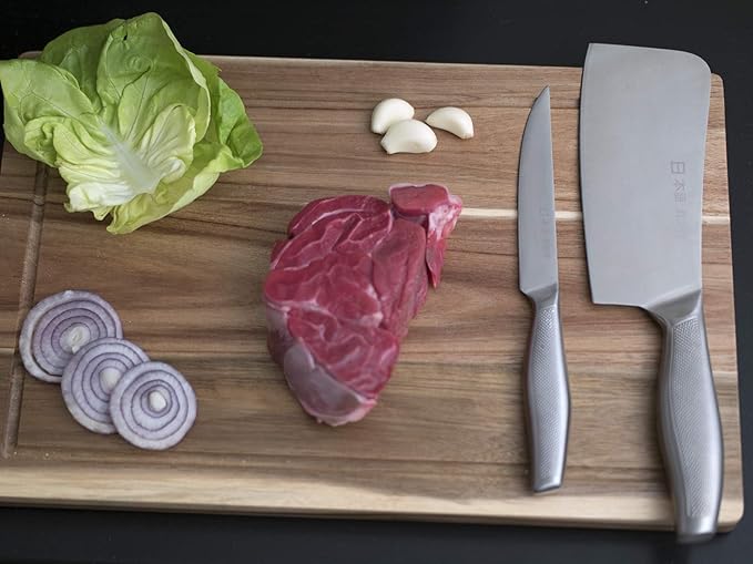 Ross Henery Professional Japanese Chef’s Knife Set | 9 Piece Hand Sharpened Stainless Steel Knives | Kitchen Set & Canvas Case