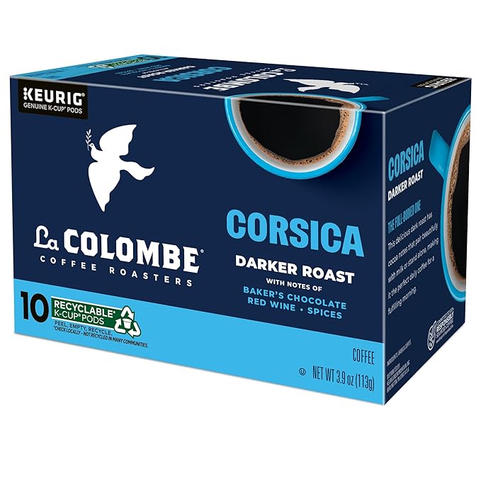 La Colombe® Coffee Roasters Corsica Dark Roast Coffee, Single Serve Keurig® K-Cup® Pods, 10 Count Box