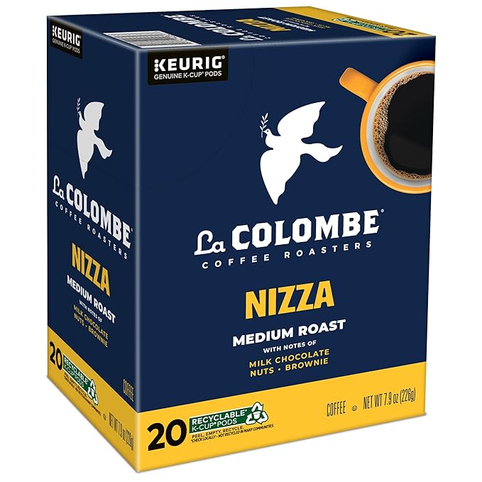 La Colombe® Coffee Roasters Nizza Medium Roast Coffee, Single Serve Keurig® K-Cup® Pods, 20 Count Box (Pack of 2)