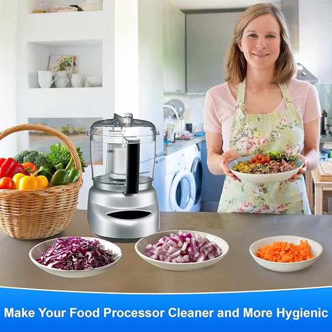 XANGNIER Mini Food Processor & Electric Vegetable Chopper Cleaning Brush Kits,5 Pcs Small Food Processors Cleaner Brush Tools Accessories