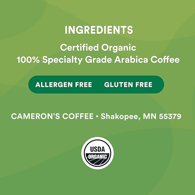 Cameron's Coffee Roasted Whole Bean Coffee, Scandinavian Blend, 28 Ounce