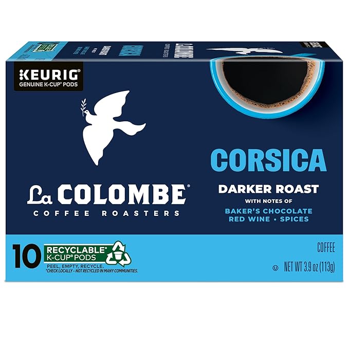 La Colombe® Coffee Roasters Corsica Dark Roast Coffee, Single Serve Keurig® K-Cup® Pods, 10 Count Box