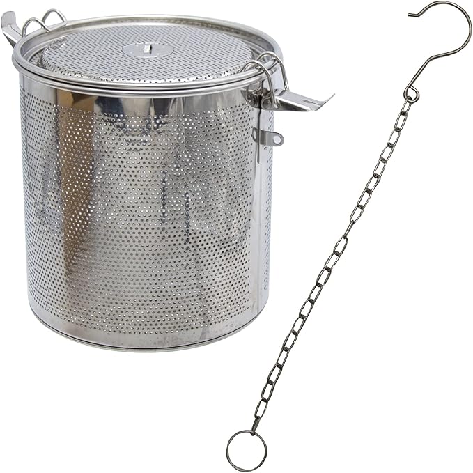 6.3 inch Stainless Steel Tea Ball Seasoning Strainer Infuser Spice Seasoning Strainer Brewing Basket for Kitchen Restaurant