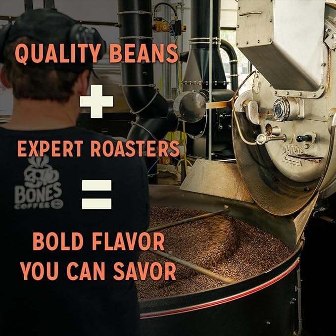 Bones Coffee Company Holiday Favorites Bundle, 5 Assorted Flavored Coffee Low Acid Medium Roast Arabica Beans Specialty Coffee Gifts, Auto Drip and French Press Compatible, 4 oz Pack of 5 Ground