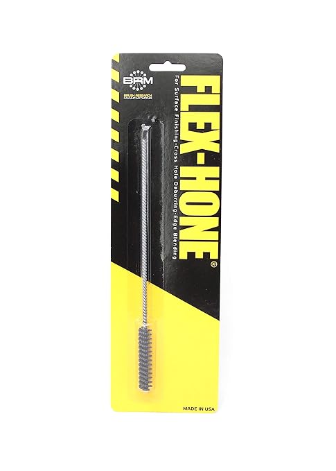 Brush Research BC95M32 FLEX-HONE®, 3/8" (9.5mm) Diameter, 320 Grit, Silicon Carbide, For Mild Steel, Stainless Steel, Cast Iron and Softer Ferrous Materials