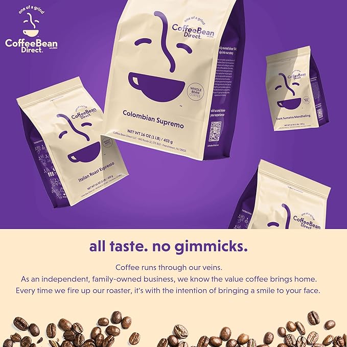 Coffee Bean Direct Poor Man's Blend®, Whole Bean Coffee, Medium Roast, 5 Pound Bag (Pack of 1)