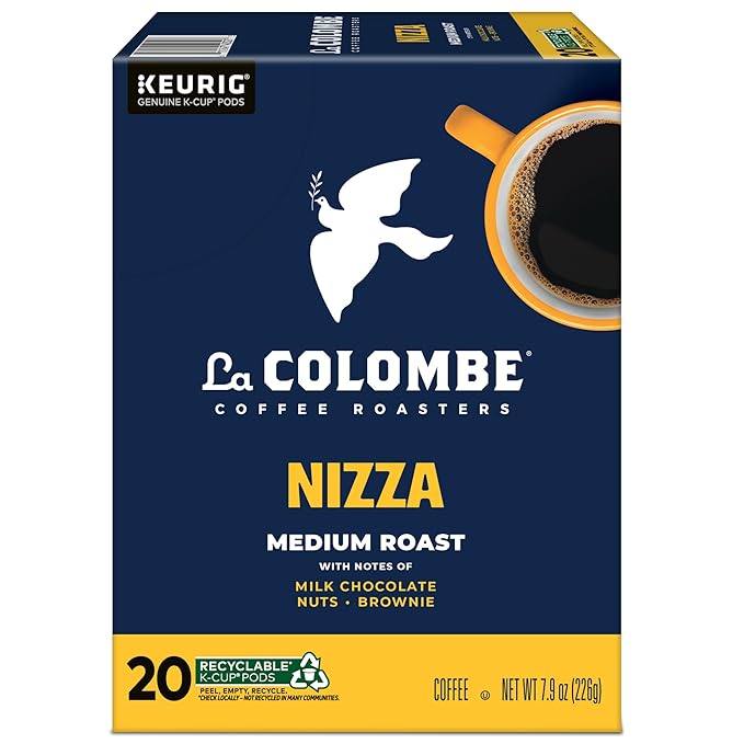 La Colombe® Coffee Roasters Nizza Medium Roast Coffee, Single Serve Keurig® K-Cup® Pods, 20 Count Box (Pack of 2)