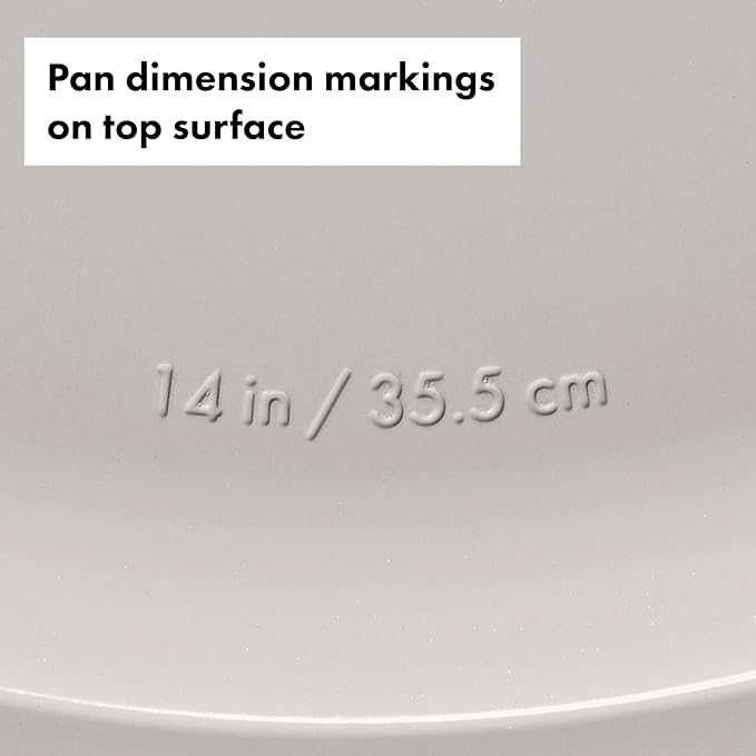 OXO Good Grips Non-Stick Pro Ceramic Coated Metal Bakeware 15” Pizza Pan – Biscuit