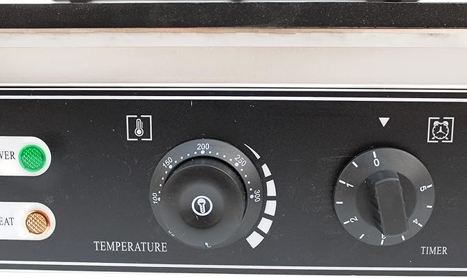 Commercial Electric Sandwich Machine 110V 1500W Double-side Sandwich Press Grill Nonstick Breakfast Sandwich Toaster Grilled Cheese Maker for Restaurant Party Food Stall