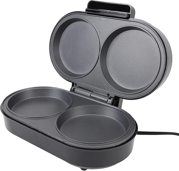 Electric Pancake Maker Griddle, 850W NonStick Small Electric Grill, Efficient for Home (110V US Plug)