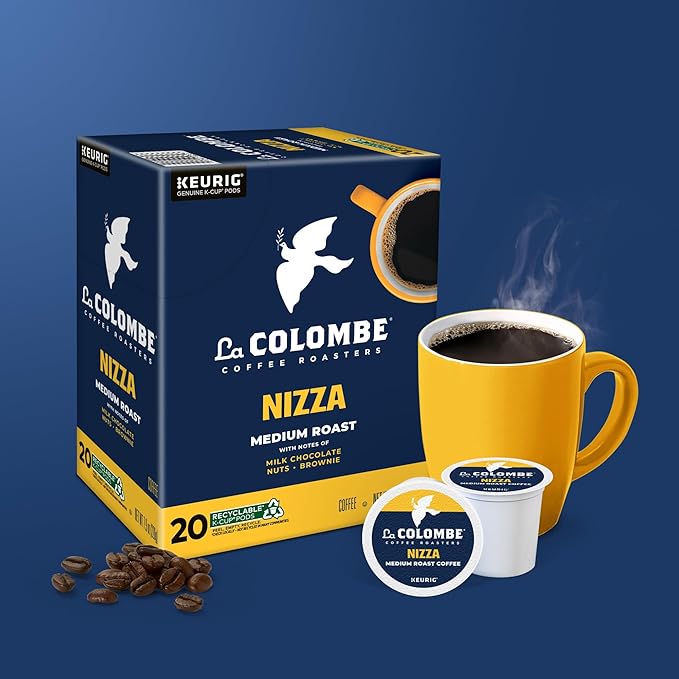 La Colombe® Coffee Roasters Nizza Medium Roast Coffee, Single Serve Keurig® K-Cup® Pods, 20 Count Box (Pack of 2)