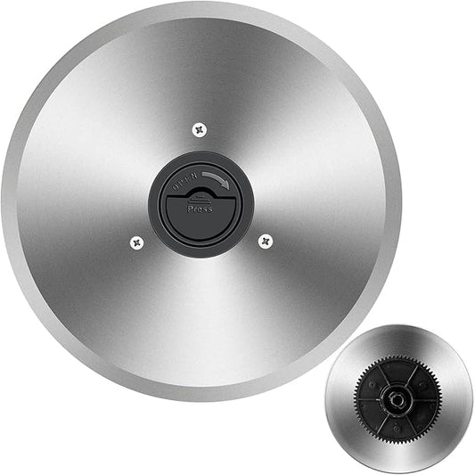 Meat Slicer Blade TOKASS 7.5'' Stainless Steel,Food Slicer Round Blade only for TOKASS Meat Slicer(Non-serrated blade)