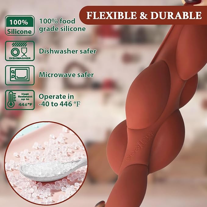 Hot Chocolate Cocoa Bomb Molds Hemisphere Silicone 2 Inch 4 Pack, Semi Ball Mould 6 Cavity Large Circular, BPA Free Non-Stick Half Sphere Holiday Valentine DIY Cake Jelly Dome Mousse
