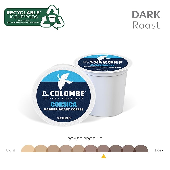 La Colombe® Coffee Roasters Corsica Darker Roast Coffee, Single Serve Keurig® K-Cup® Pods, 20 Count Box