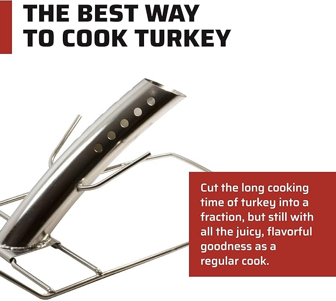 Camp Chef Infusion Roaster (Turkey Cannon), Stainless Steel