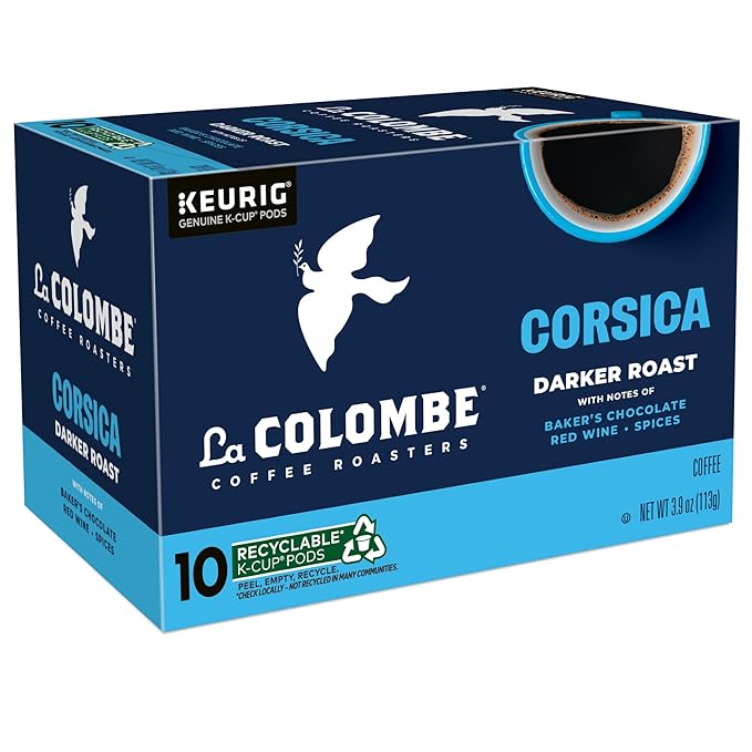 La Colombe® Coffee Roasters Corsica Dark Roast Coffee, Single Serve Keurig® K-Cup® Pods, 10 Count Box