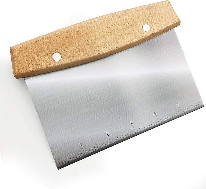 Extra Wide Griddle Spatula – Large Metal Grill Spatula with Full Tang Wooden Handle & Beveled Edges, Heavy Duty Spatula Turner for Skillets, Griddles & Grills, Perfect for Burgers (Style 04)