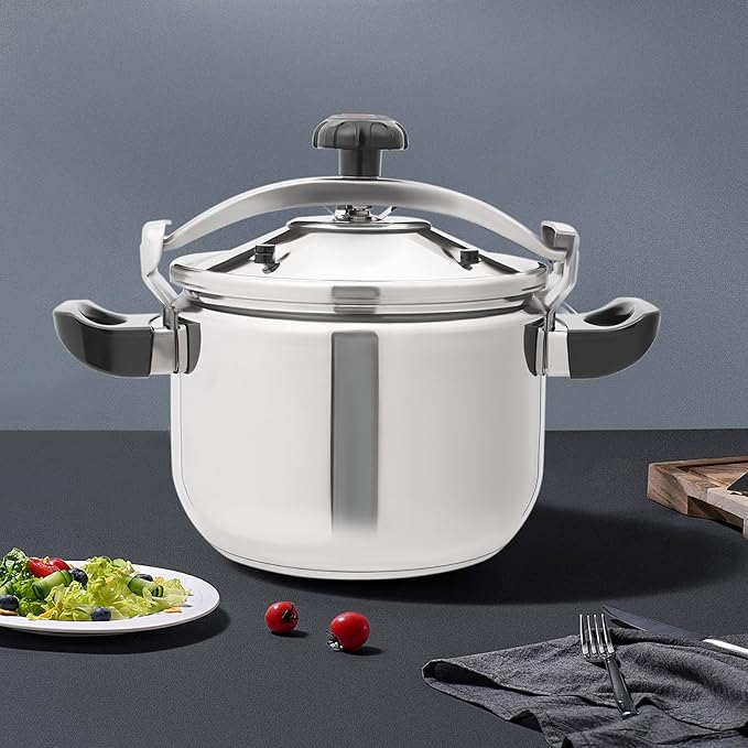 Safety Aluminum Pressure Cooker, 23.25 Qt with Release Valve & Multiple Protective Devices, Cooking Pressure Canner for Steam, Canning, Stewing on All Stovetops