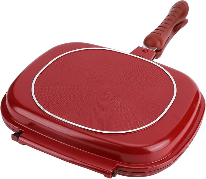 Haofy Frying Pan, Double Sided Grill Pan, 28 cm Kitchen Pancake Pan Omelette Trays for Cooking Sandwich Breakfast