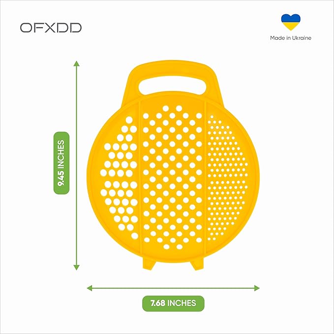 Shredder Kitchen - Plastic Grater with Handle - Round Slicer for Fruits & Vegetables