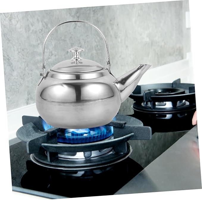 Stainless Steel Stovetop Tea Kettle - Whistling, Wear-resistant, Home Supplies