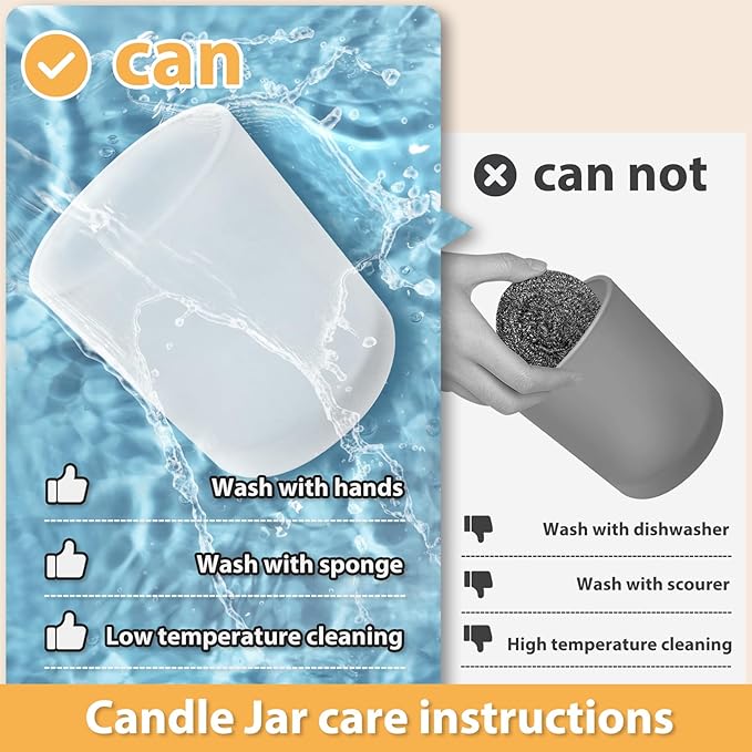 Thick Candle Jars for Making Candles 16 Pcs, 7 OZ Empty Jars with Wood Lids for Candle Making, Sample Container, Frosted Red