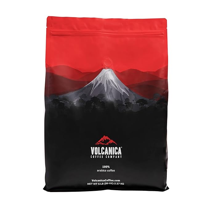 Dark Roast Coffee, Whole Beans, Fresh Roasted, 5 lbs
