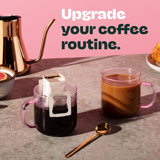 Copper Cow Coffee Premium Pour Over Single-Serve Vietnamese Coffee Pouches (8 pack) | Churro | Dark Roast | Flavored with Real Cinnamon | Convenient Vietnamese Ground Coffee Packets, Travel Friendly