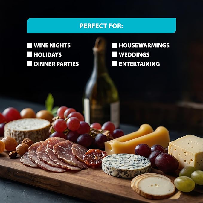 SlidingSusan Cheese Cutting Board - 11” Beech Wood with Black Stainless Steel Slicer - Charcuterie Block for Hard & Soft Cheeses, Butter, Meat – Heavy Duty Handheld Kitchen Tool
