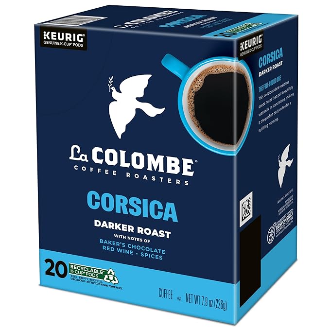 La Colombe® Coffee Roasters Corsica Darker Roast Coffee, Single Serve Keurig® K-Cup® Pods, 20 Count Box