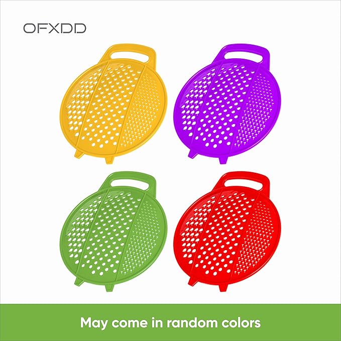 Shredder Kitchen - Plastic Grater with Handle - Round Slicer for Fruits & Vegetables