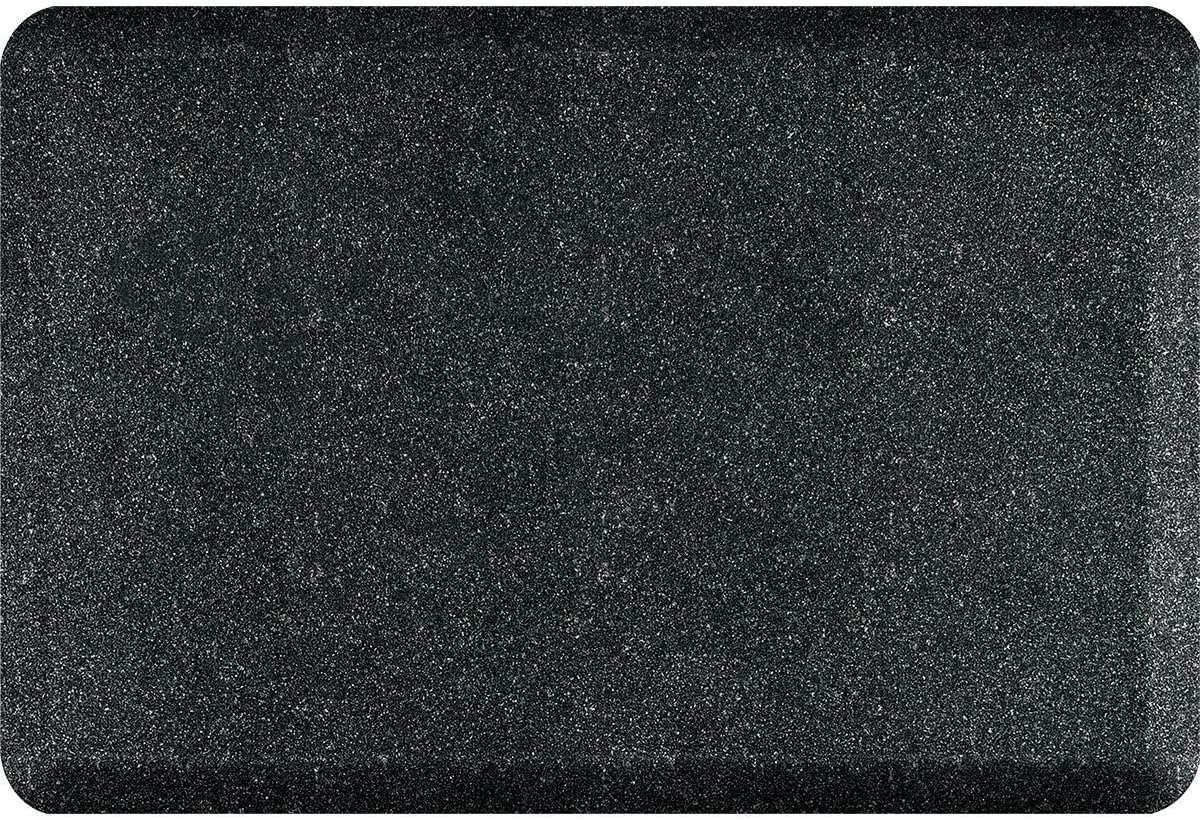 WellnessMats Granite Collection Anti-Fatigue Floor Mat, Polyurethane – Ergonomic Support Pad for Home, Kitchen, Garage, Office Standing Desk – Water Resistant - Made in USA