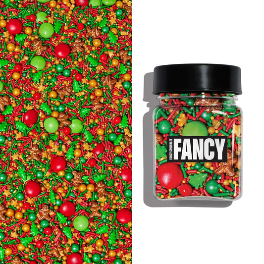 Fancy Sprinkles Holladaze Sprinkles Dessert Decorating, For Ice Cream, Cookies, Cakes and Cupcakes (0.25c)